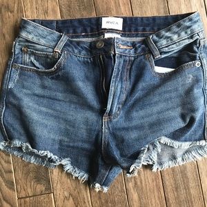 Denim shorts